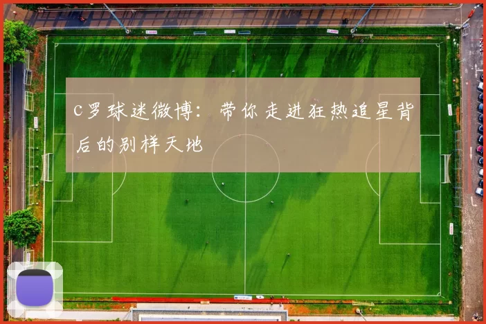 c罗球迷微博:带你走进狂热追星背后的别样天地